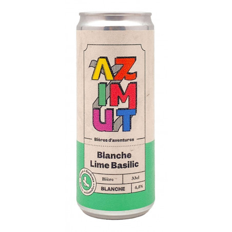 Azimut - Blanche Lime Basilic - 33cl