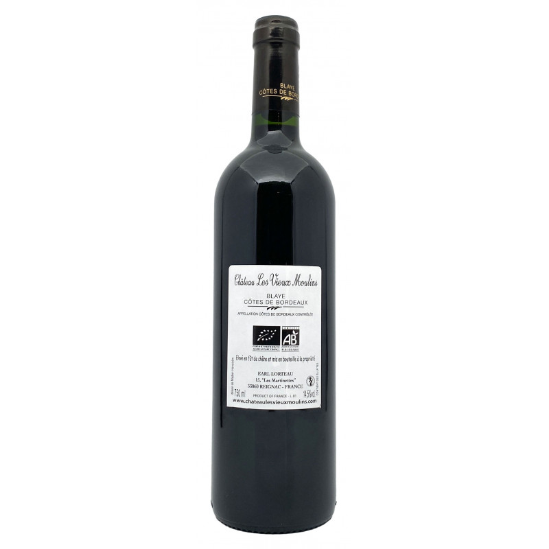 Château Les Vieux Moulins - Hélices - AOC Blaye 2019