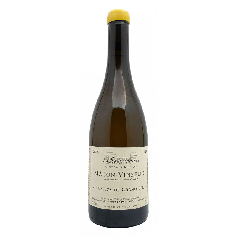 La Soufrandière - Clos de Grand-père - AOC Mâcon Vinzelles 2021