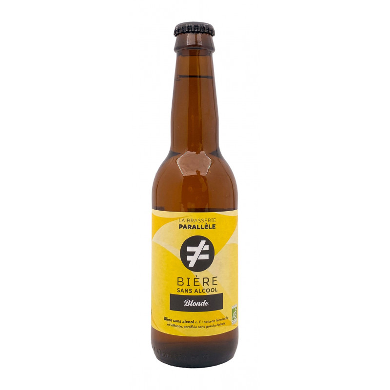 Brasserie Parallèle - Bière blonde sans alcool - 0,3% 33cl