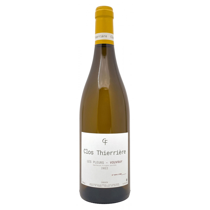 Clos Thierrière - Les Pleurs - AOC Vouvray 2022